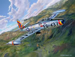 "Thunderjet Over Korea" Stu Shepherd S/N Limited Edition Print